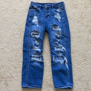 hollister ripped jeans! size 00